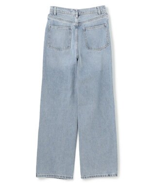 BEIGE， 【洗える】VICTOR / ワイドデニムパンツ L.Indigo