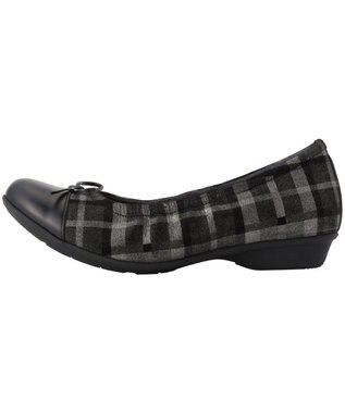 ASICS WALKING ペダラ レディース 2.0cm ヒール ブラック系