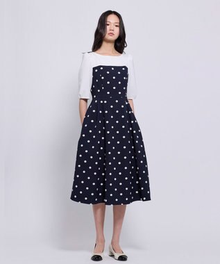 TOCCA RAIN GROW ドレス ネイビー系5