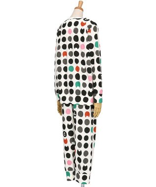 tsumori chisato SLEEP ツモリチサト パジャマ 綿100%(本体) 天竺素材 長袖 長ズボン レディース UDX598 /ワコール アイボリー