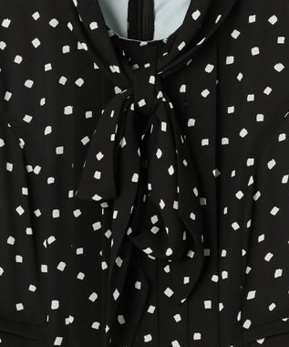 TOCCA 【八木アリサさん着用】【消臭】PROMISE RIBBON ROSETTE ドット柄ドレス ブラック系5