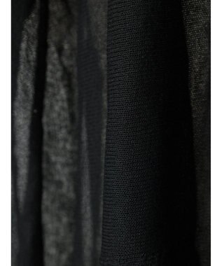 AMERICAN HOLIC ボリュームスリーブティアードニットチュニック Black