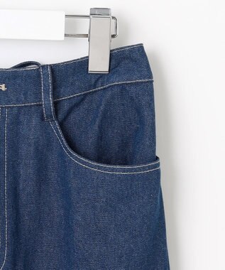 Feroux レースアップマーメイド スカート ネイビー系