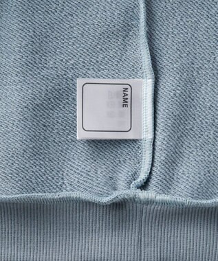 MIKI HOUSE HOT BISCUITS 【70-120cm】【Everyday Series】ワンポイント くすみカラー裏毛パイルトレーナー ストームブルー