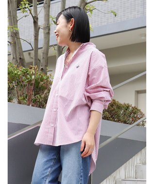 AMERICAN HOLIC ドロップショルダーＢＩＧシャツ／Ｂ．ＨＰＯＬＯＣＬＵＢ Red