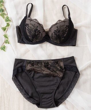 Wing 3/4カップブラ 【エアリーソフトブラ】 ふんわり軽いつけごこち　ウイング／ワコール　KB2201 ブラック