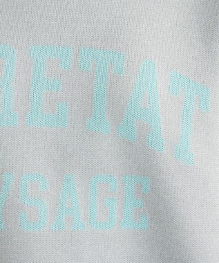 Green Parks ロゴラメニットプルオーバー Gray