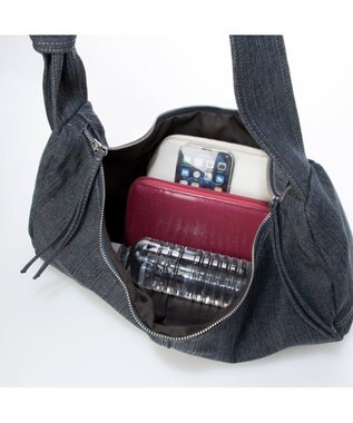 UNBILLION カシュカシュ cachecache / リボンハトメワンショルダー ブラック