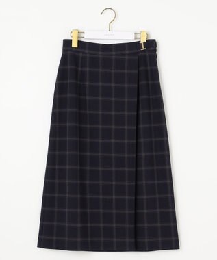 ANY SIS S 【保温効果/ストレッチ】シリーズ累計13万枚突破！ビューティサーモ スカート ネイビーウィンドペン