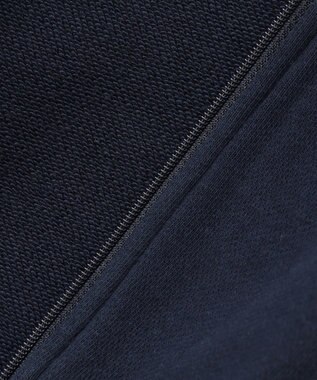 組曲 KIDS 【150-160㎝】ラウンドカラージップアップパーカー ネイビー