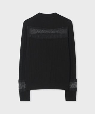 Paul Smith シースルーレース ニット ブラック