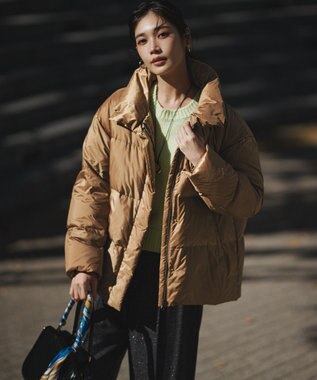 23区 L 【GISELe掲載】ウールカシミヤ パフスリーブ ニット スモーキーグリーン系