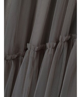 Green Parks ・ＥＬＥＮＣＡＲＥ　ＤＵＥ　２ｗａｙチュールキリカエスカート Charcoal Gray