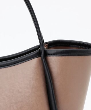 ANY SIS 【2WAY】ベルトベーシック トートバッグ モカ×ブラック