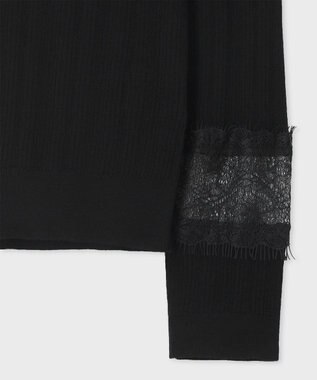 Paul Smith シースルーレース ニット ブラック