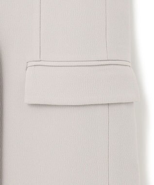 ICB 【WEB限定・洗える】BackSatinGeorgette ノーカラージレ ベージュ系