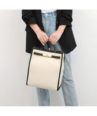 UNBILLION cachecache スマホショルダー付ヒネリ金具2wayワンハンドルトート