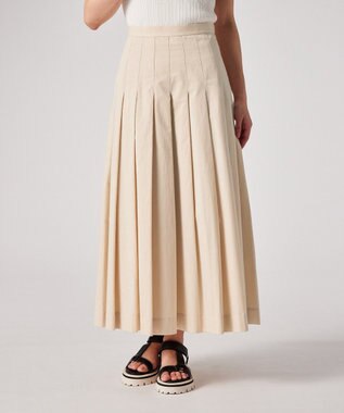 Paul Smith ピーチコットン プリーツスカート
