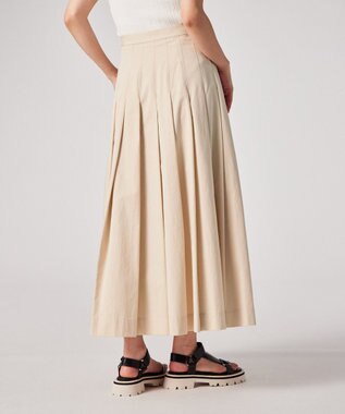 Paul Smith ピーチコットン プリーツスカート アイボリー