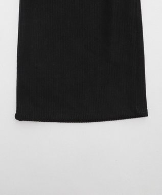 WEGO 【WEB限定/25年秋冬新作/ウエストゴム】裏ベロアワイドイージーパンツ ブラック