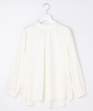 ANY SIS フリルネックスタンド ブラウス オフ