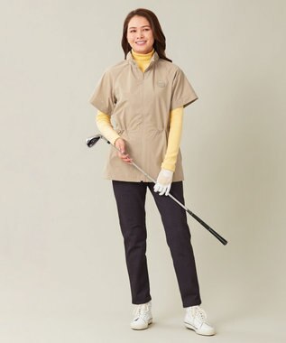 23区GOLF 【WOMEN】【吸湿発熱】グランサーモ モックネック カットソー ライトイエロー系