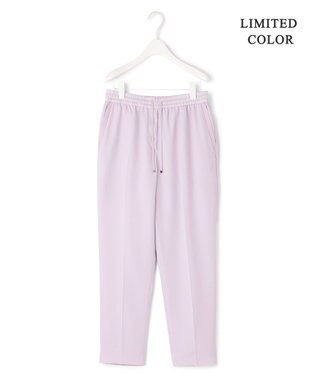 ICB 【新色追加・接触冷感・UVケア・速乾・洗える】FluidBackSatin ドロストパンツ パールグレー系［WEB限定］