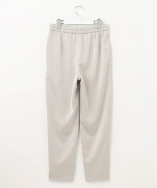 自由区 【洗える】ヘビーサテン イージーパンツ ライトグレー系