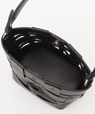 自由区 ランダムメッシュミニ バッグ ブラック