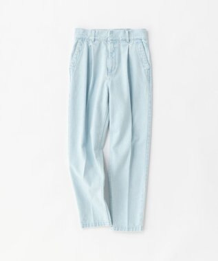 uncrave 【uncrave WHITE】テーパード デニムパンツ ライトブルー