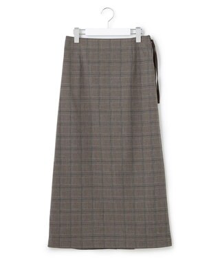 J.PRESS YORK STREET 【WOMEN】タイトロングスカート ブラウン系3