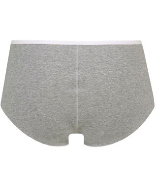 Wing ジュニア ショーツ Wing Teen おしりにくいこみにくい ズレ上がりにくい(裾) 綿混素材(身生地部) 【non!PKパンツ】 はきこみ丈あさめ RJ3305 ウイング／ワコール グレー