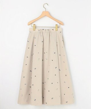 組曲 【先行予約・WEB限定】ミニフラワーエンブロイダリー スカート ベージュ系7