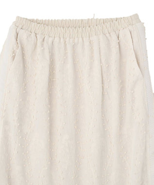 Green Parks ３Ｄレース刺しゅうスカート Ecru
