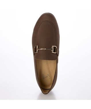 ing <ing>【WEB限定】レザービットローファー ダークブラウンヌバック