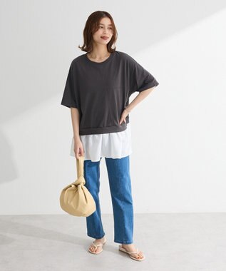 Green Parks 接触冷感ストレッチスキニーパンツ Indigo