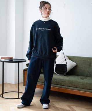 WEGO 【WEB限定】クルーネックプルオーバー 柄7