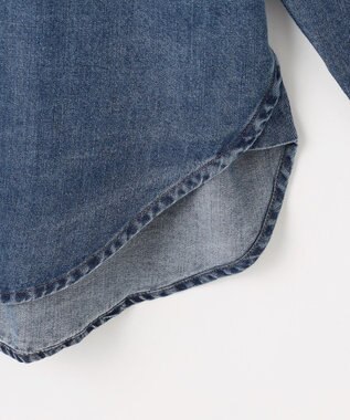 ANY オーバーデニムシャツ フェードインディゴ