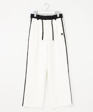 PW CIRCULUS 【WOMEN】イージーワイドパンツ ゴルフウェア レディース ホワイト系