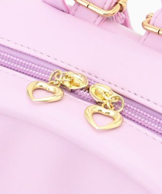 ANY KIDS ネコ耳付き シャラシャラ リュック ラベンダー