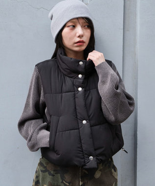 WEGO 【25年秋冬新作】ショートパファーベスト