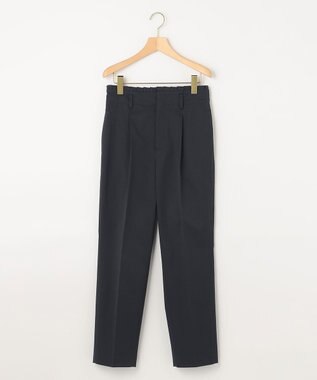 組曲 【ストレッチ・イージーケア】ハイウエストチノ パンツ ネイビー系