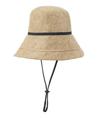 MOONBAT 【遮光100％/遮熱/UV/UPF50+/コンパクト】ネックガード付きハット 帽子 無地 サイズ調整可能 手洗い可能 キャメル