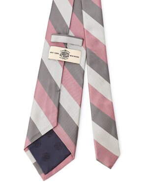 J.PRESS MEN 【JAPANESE TWILL&REPPE STRIPE COLLECTION】 レジメンタル ネクタイ ピンク系1