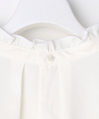 ANY SIS フリルネックスタンド ブラウス オフ