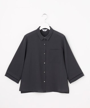 J.PRESS LADIES トロピカルボイル シャツ ブラウス スレート系