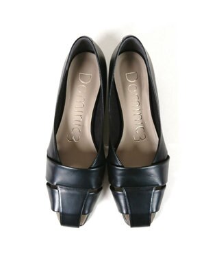 Dominic3 レザー グルカパンプス ブラック