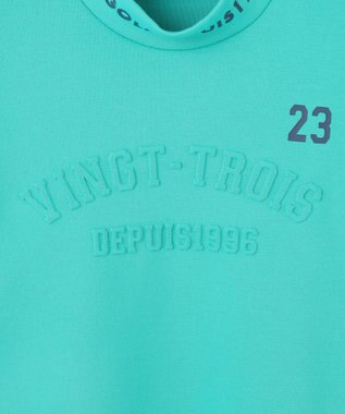 23区GOLF 【MEN】パターンからゴルフに合わせたしっかり素材のカノコダンボールモック ターコイズブルー系