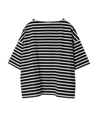 Green Parks ボーダーボートネック７分袖プルオーバー