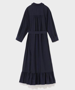 GRACE CONTINENTAL カシュクールシャツワンピース ネイビー